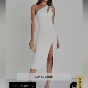 Lulu’s Cocktail Club White Dress